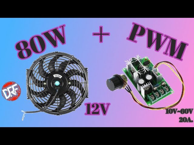 Vídeo relacionado con Ventilador radial de 220 V con regulador de velocidad, ventilador de refrigeración ajustable de 12 V con salida de aire