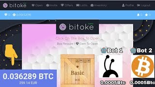 High Earning site per day 0.01Btc || Bitoke new btc earning site || Telegram hot btc bots ||