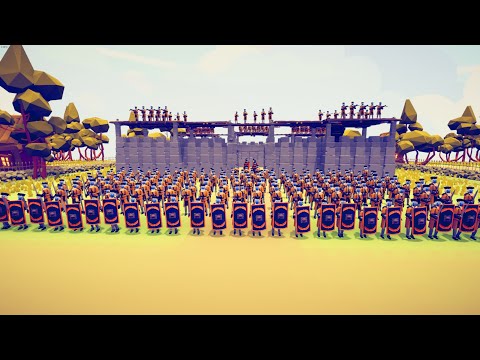 CAN 150x SPANISH SOLDIER CAPTURE ENEMY FORT? - Totally Accurate Battle Simulator TABS