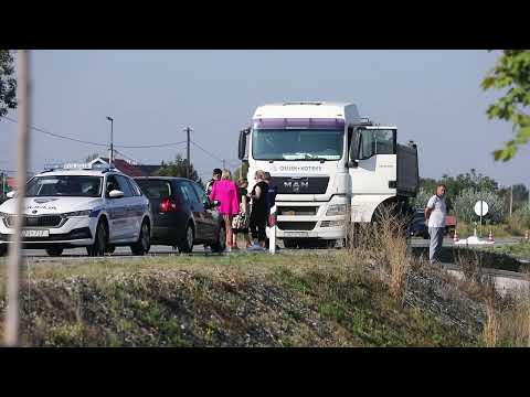 Prometna nesreća na cesti Osijek - Našice u kojoj je smrtno stradao pješak