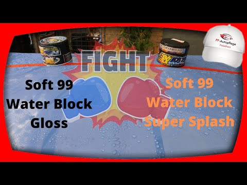 Soft 99 Water Block Gloss und Super Splash im Duell