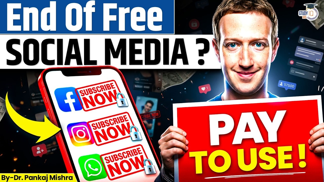 क्या Facebook, Insta और WhatsApp अब Free नहीं रहेंगे? | Dr Pankaj Mishra