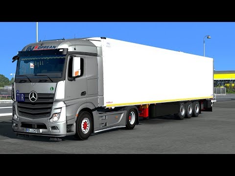 [ETS2] Euro Truck Simulator 2 1.35 - NaturaLux -  Mercedes Actros MP4 - Schmitz Trailer