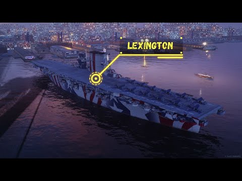 Vorstellung und Gameplay Amerikanischer Flugzeugträger LEXINGTON