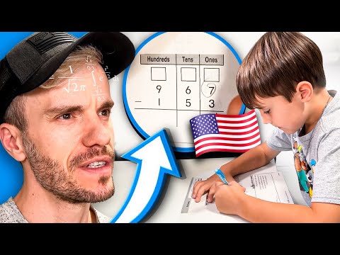 AJUDEI O MARCOS NA LIÇÃO DE MATEMÁTICA NOS ESTADOS UNIDOS