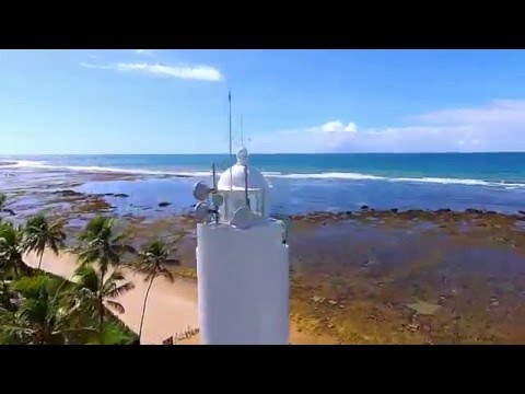 (Beach) - Praia do Forte in Bahia , Brazil - Aerial Images