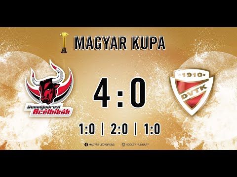 Gólösszefoglaló MK 12 - Dunaújvárosi Acélbikák - DVTK Jegesmedvék 4-0 20221123