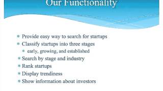 CS410 Project Demo: Startup Search