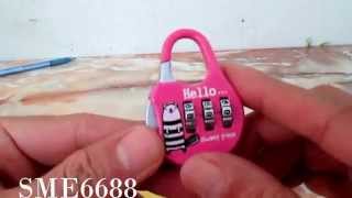 Set Code Password Combination Padlock Locker Lock