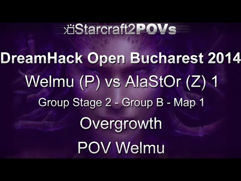 SC2 HotS - DH Bucharest 2014 - Welmu vs AlaStOr 1 - GS2 Group B - Map 1 - Overgrowth - Welmu
