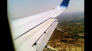 preview picture of video 'Travel Service B 737-800 Landing at Monastir (Tunisia) Leszállás Monastirban.'