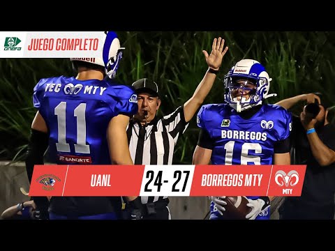 ¡BORREGOS MTY SE QUEDA CON EL CLÁSICO REGIO! UANL vs TEC MTY | ONEFA 2025 | Partido completo