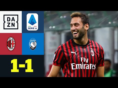 Calhanoglu mit Traum-Freistoßtor: AC Mailand - Atalanta 1:1 | Serie A | DAZN Highlights