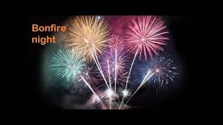 Bonfire night. Guy Fawks night. A1-A2 ESL/EFL video