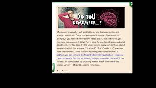 Action 11th grade Module 3  Do you remember?