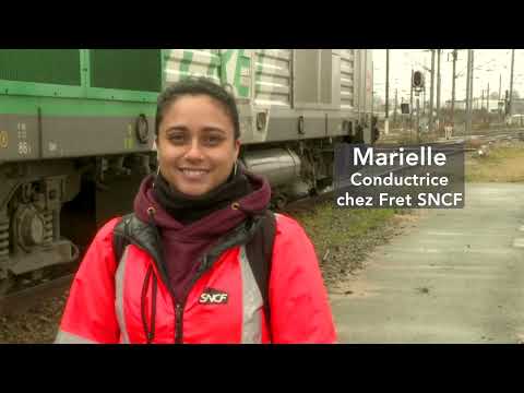 Portrait de Marielle, conductrice chez Fret Sncf