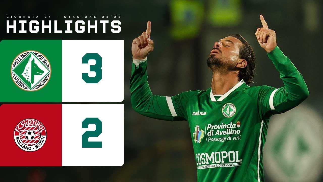 US Avellino 1912 vs Südtirol Highlights