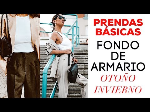 MODA: Básicos de moda para otoño invierno | Ropa para crear tu fondo de armario