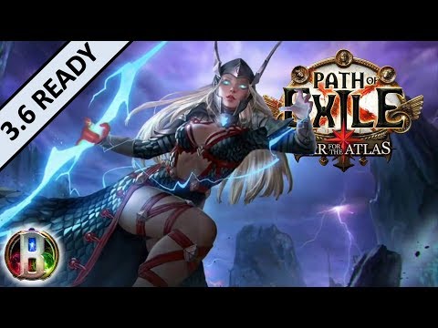 Path of Exile 3.6 - Storm Brand Build - Elementalist Witch -  Synthesis
