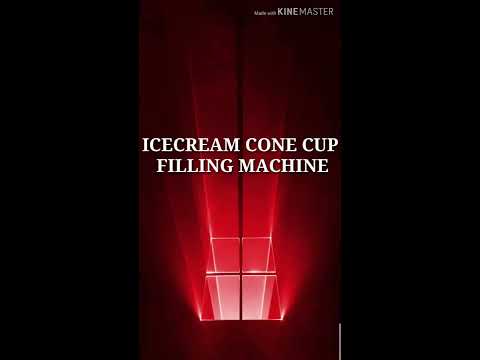 Ice Cream Cone Filling Machine videos