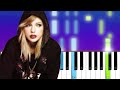 Taylor Swift - cardigan | Piano Tutorial