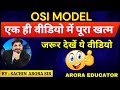 Complete OSI Model Computer Networking By Sachin Arora Sir Arora Educator