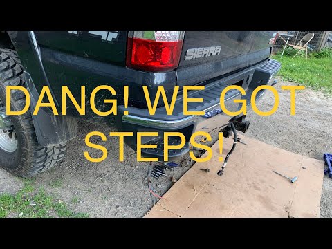 Rear bumper install on GMC sierra