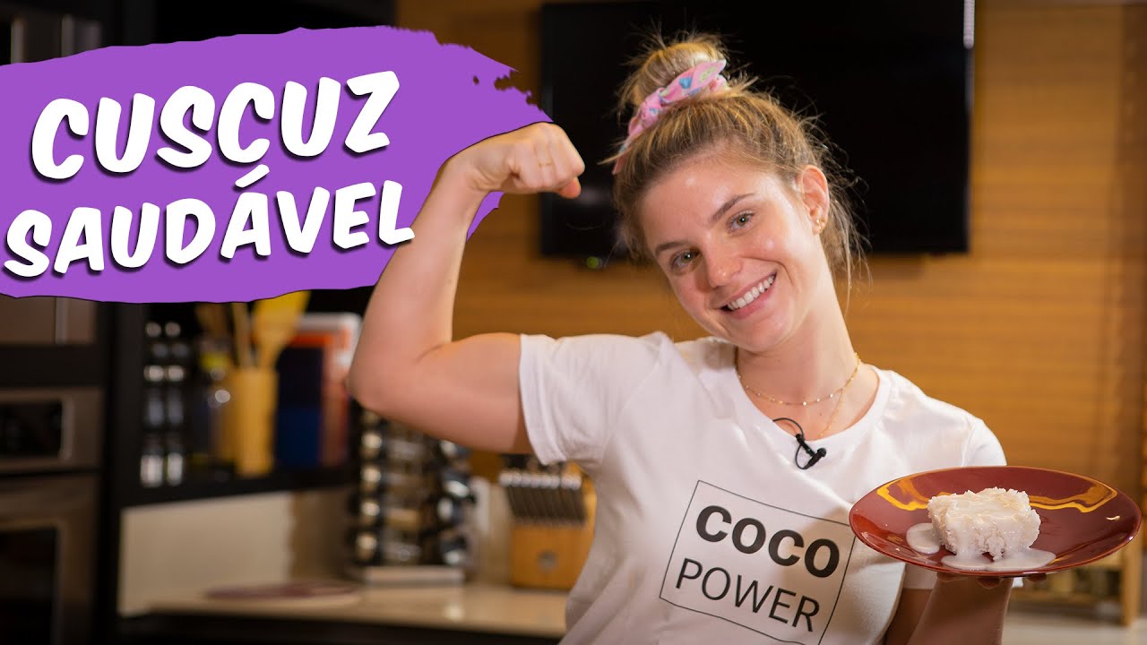 BOLO DE TAPIOCA COM COCO E LEITE CONDENSADO SEM AÇÚCAR SAUDÁVEL | CUSCUZ