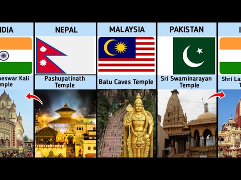 Top 24: Most Popular Hindu Temple's From Different Countries | Data Compression | Digital Mehfuz