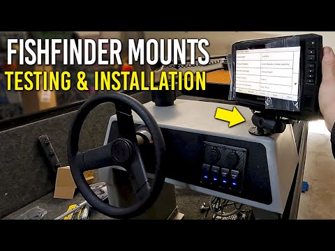 RAM Mount Fish Finder Unboxing Review & Installation | Garmin Echomap Jon Boat Build