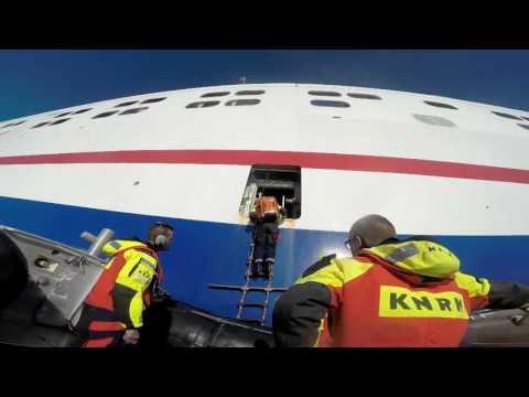 oefening medevac met Stena, MOB en onwelwording