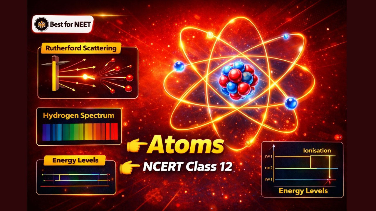 CBSE Class 12 Physics 12 || Atoms  || Full Chapter || By Shiksha House