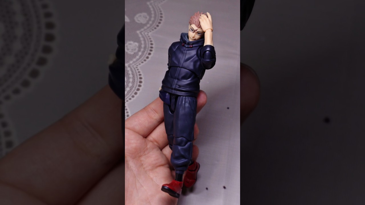 Posing shf new itadori yuji#jjk #shfiguarts #itadori #actionfigures #jujutsukaisen #anime #fyp