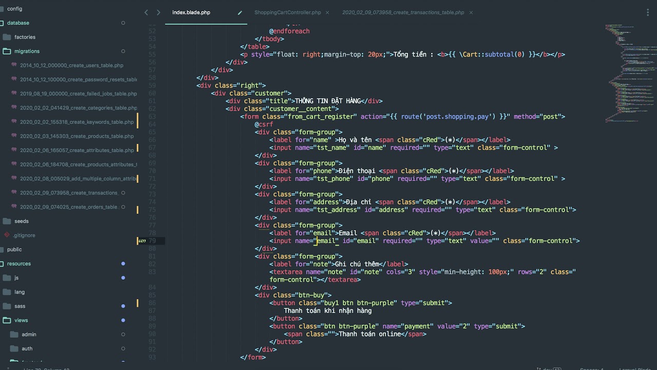 [Seri] - Website đồng hồ - Lưu đơn hàng