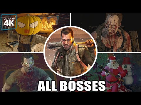 Dead Rising 4 - All Bosses & Psychopaths (With Cutscenes) 4K 60FPS UHD PC