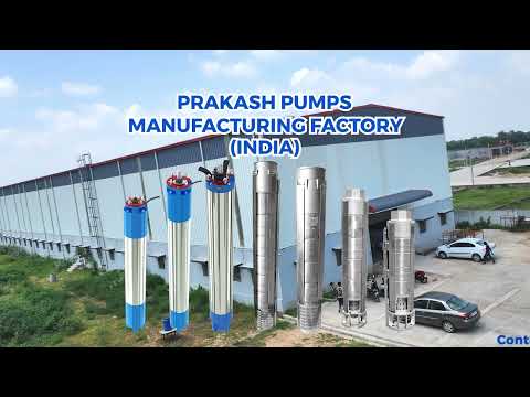 Submersible water motor pumps factory in India