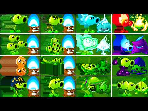 Random 16 Teams 3 Plants PEA X TORCHWOOD X MINTS Who Will Win ? Pvz 2 battelz