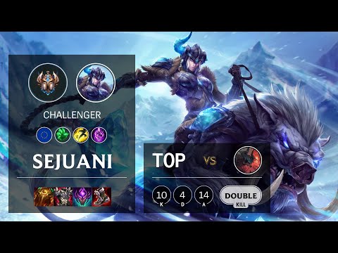 Sejuani Top vs Aatrox - EUW Challenger Patch 11.5