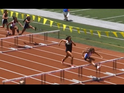 2016 TF - CIF-ss Prelims (Div 2) - Girls 100  Hurdles (5 Heats)