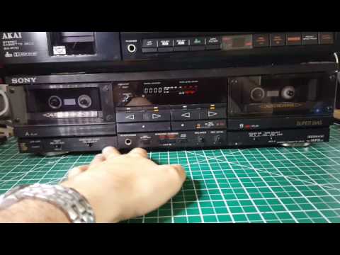 Sony TC-WR9ES Dual Cassette Deck Dolby B and C Synchor Dubbing