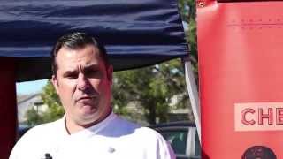 preview picture of video 'Chef Isaac Grill Slathers at the Foster City Farmers Market'