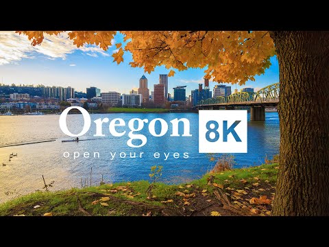 Oregon in 8K ULTRA HD - Most Beautiful State in USA  (60FPS)