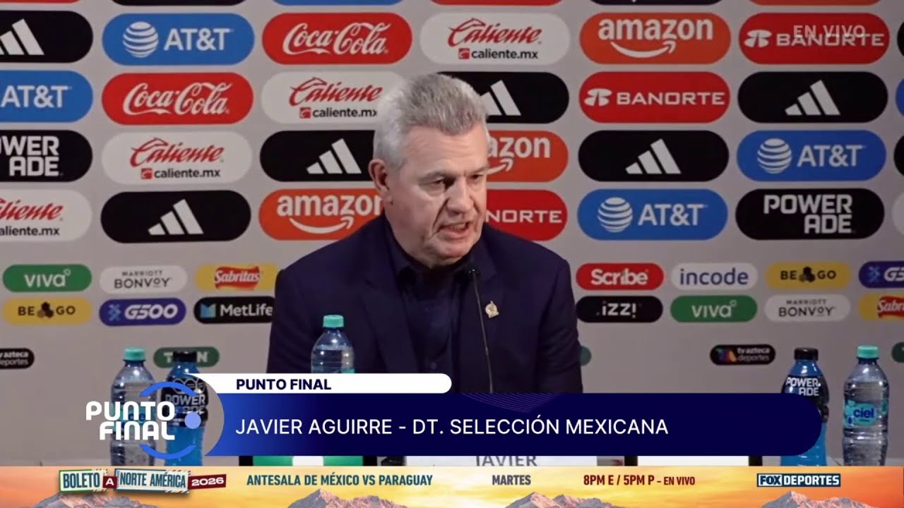 🇲🇽⚽ "ME VOY CONTENTO", Javier Aguirre destaca la "ACTITUD Y FUTBOL" de MÉXICO | Punto Final