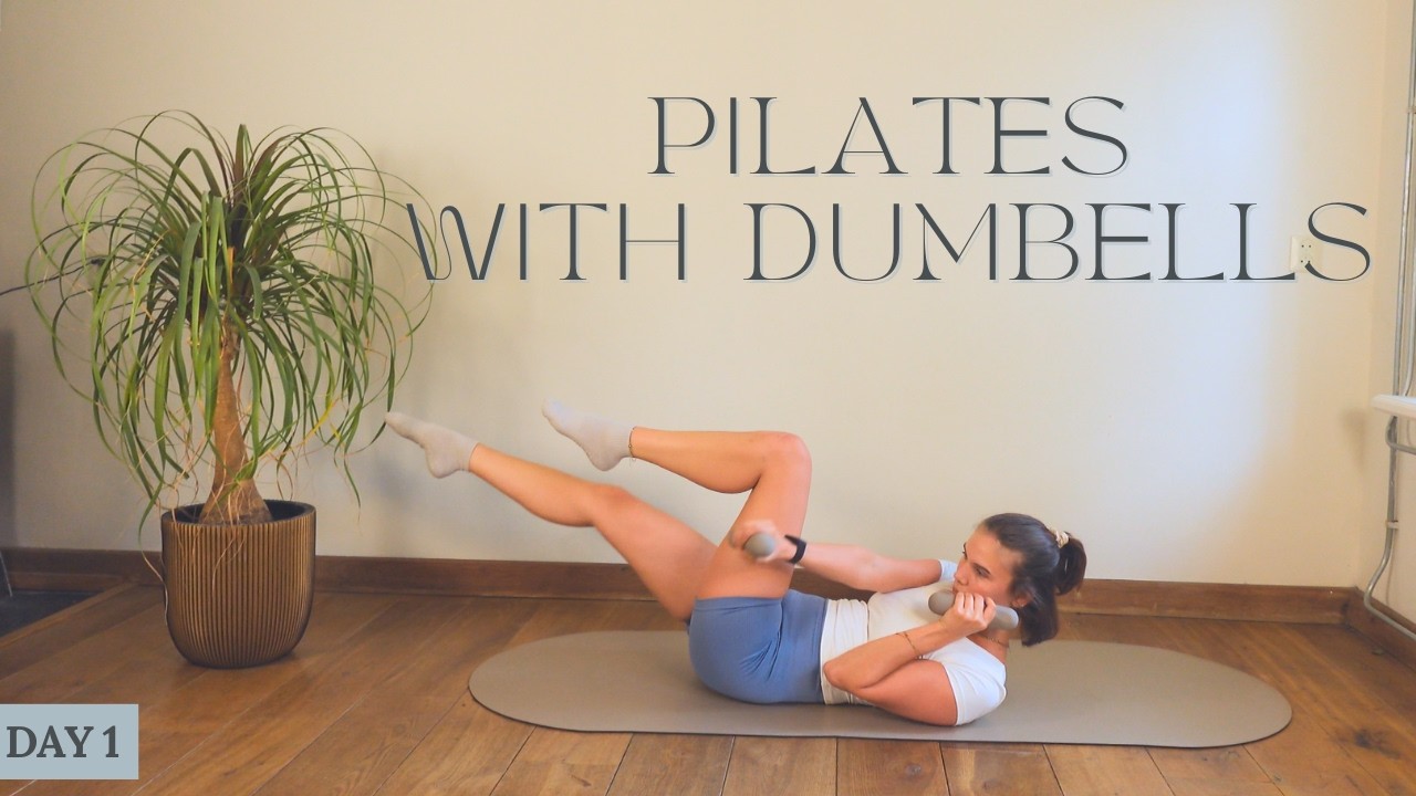 20 MIN Full Body Dumbbell Pilates Workout