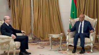 الوزير الأول يُستقبل من طرف رئيس الجمهورية الإسلامية الموريتانية بالقصر الرئاسي بنواكشوط
