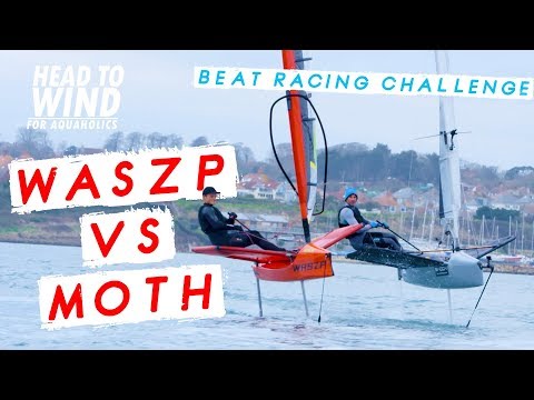 FOILING FACEOFF! Waszp vs Moth in the Beat Racing Challenge! Who will come out on top?