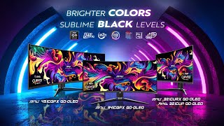 MSI Curve QD-OLED Monitors: Immersive Gaming Redefined