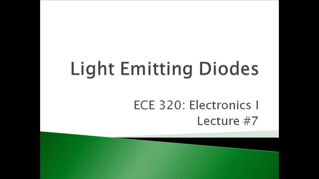 ECE 320.07 LEDs
