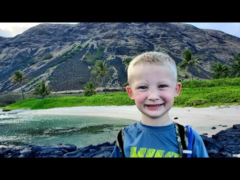 Remote Beach Camping on Tropical Island Volcano & 20 Mile Hike