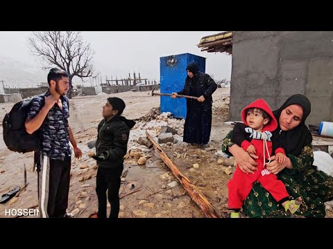 Embracing the Cold: Hussein and Soraya's Tireless Efforts in Winter